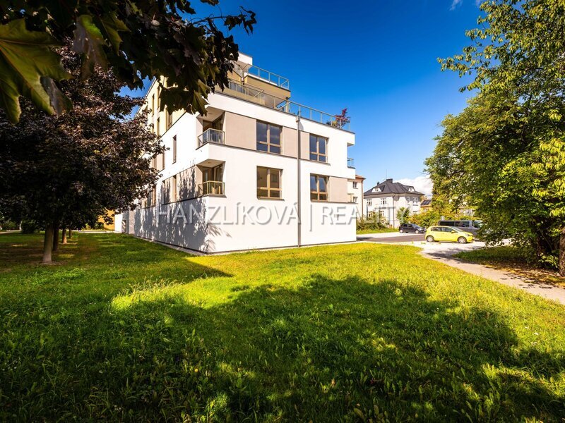 Pronájem novostavby bytu 1+kk, byt číslo B.5, residence Hálkova, ČB