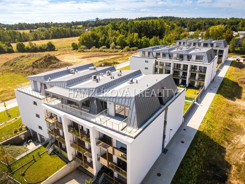 Pronájem bytu 2+kk s terasou, byt A.3.4, terasy Branišovská, České Budějovice