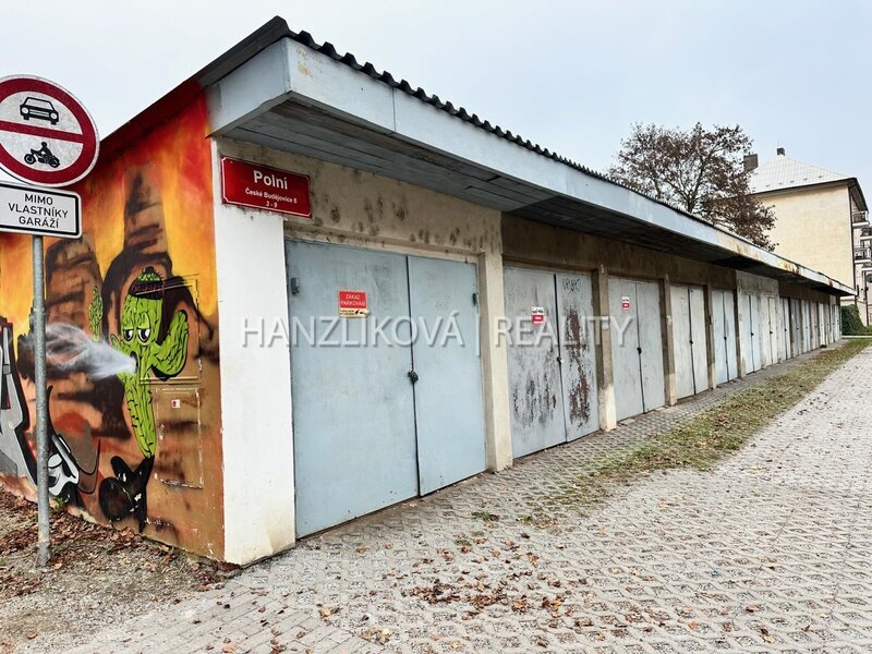 prodej zděné garáže v OV, Havlíčkova kolonie, Polní ulice, ČB