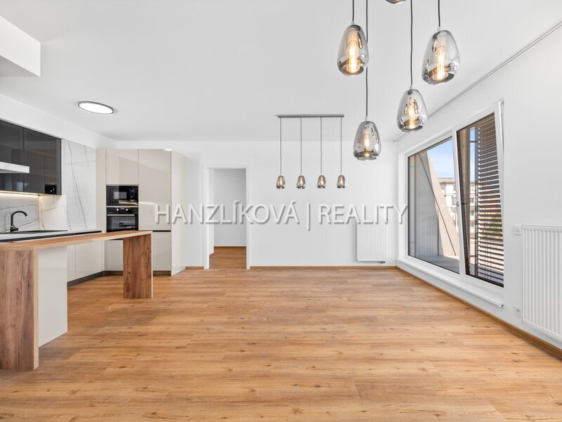 pronájem podkrovního bytu 3+kk 80 m2 s terasou 30m2 , byt A.P.2- terasy Branišovská, ČB