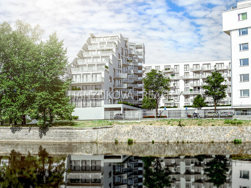 Pronájem bytu 1+kk ve 4.NP s terasou, byt B.4.6, rezidence DLOUHÁ LOUKA 2.etapa
