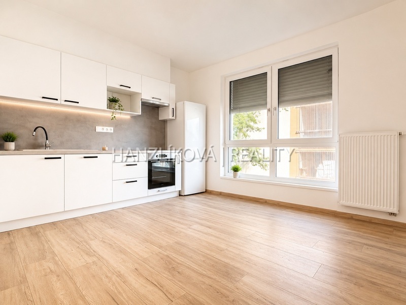 Pronájem novostavby bytu 2+kk s lodžií, byt číslo B.6, residence Hálkova, ČB